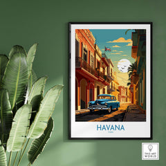 Havana Print part of our best collection or travel posters and prints - This Art World