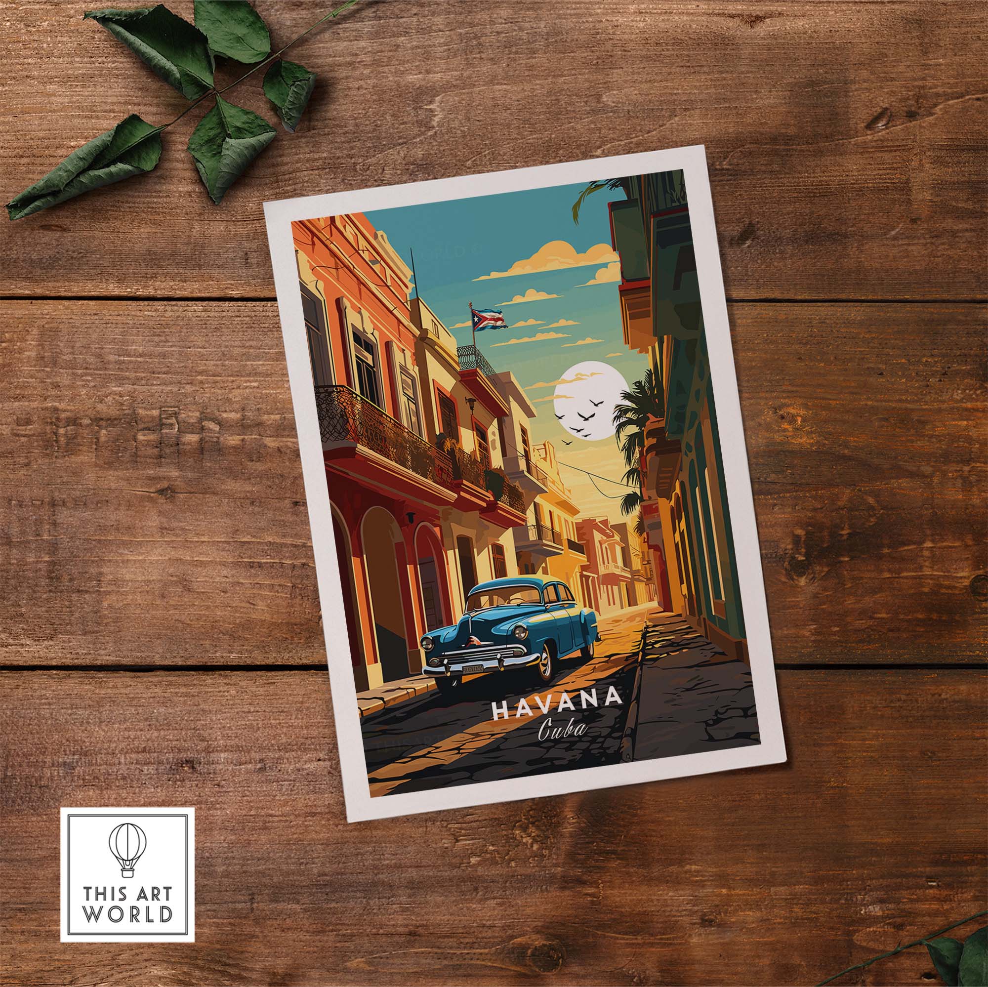 Havana Travel Poster part of our best collection or travel posters and prints - This Art World