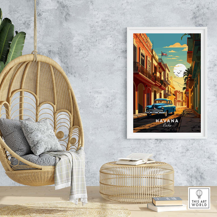Havana Travel Poster part of our best collection or travel posters and prints - This Art World