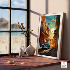 Havana Travel Poster part of our best collection or travel posters and prints - This Art World