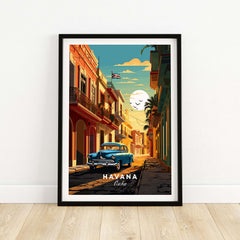 Havana Travel Poster part of our best collection or travel posters and prints - This Art World