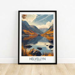 Helvellyn Lake District Print-This Art World