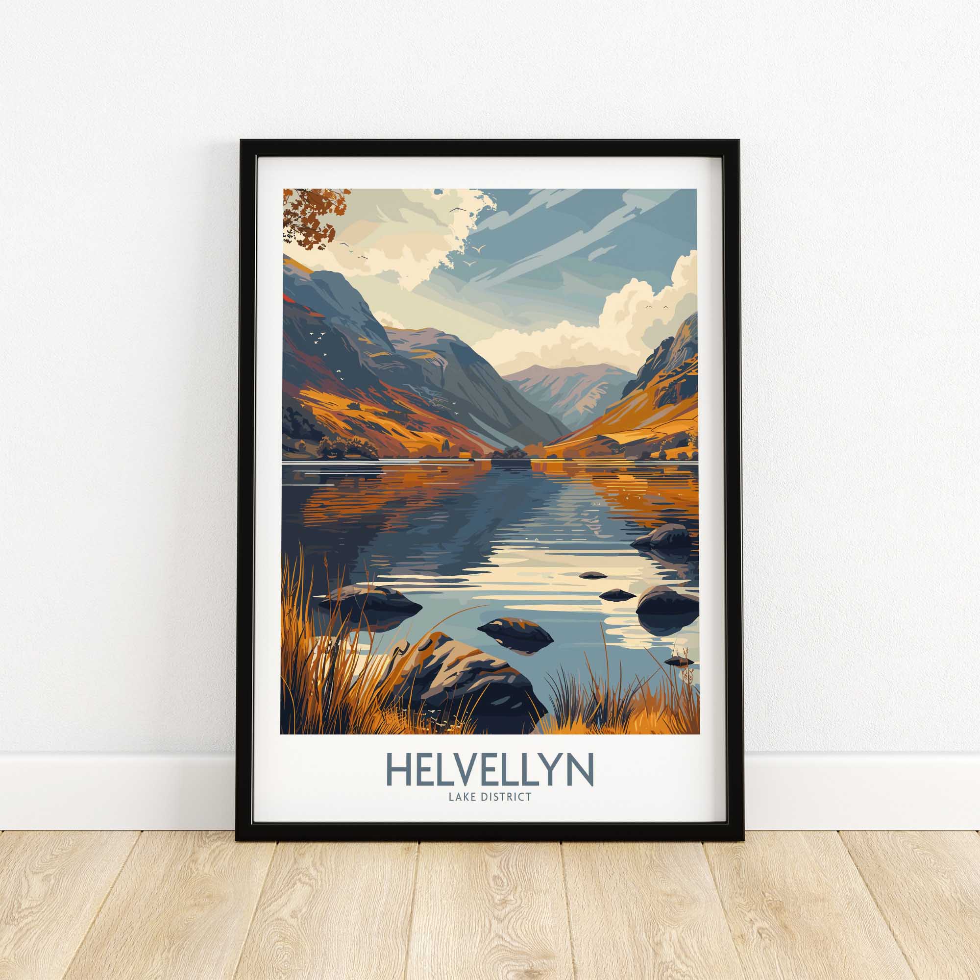 Helvellyn Lake District Print-This Art World