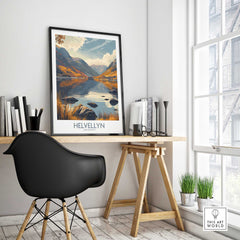 Helvellyn Lake District Print-This Art World