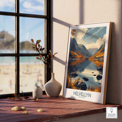 Helvellyn Lake District Print-This Art World