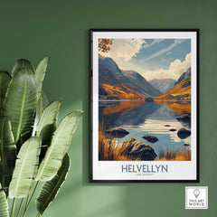 Helvellyn Lake District Print-This Art World