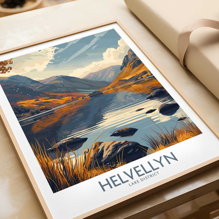 Helvellyn Lake District Print-This Art World