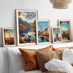 Helvellyn Lake District Travel Poster-This Art World