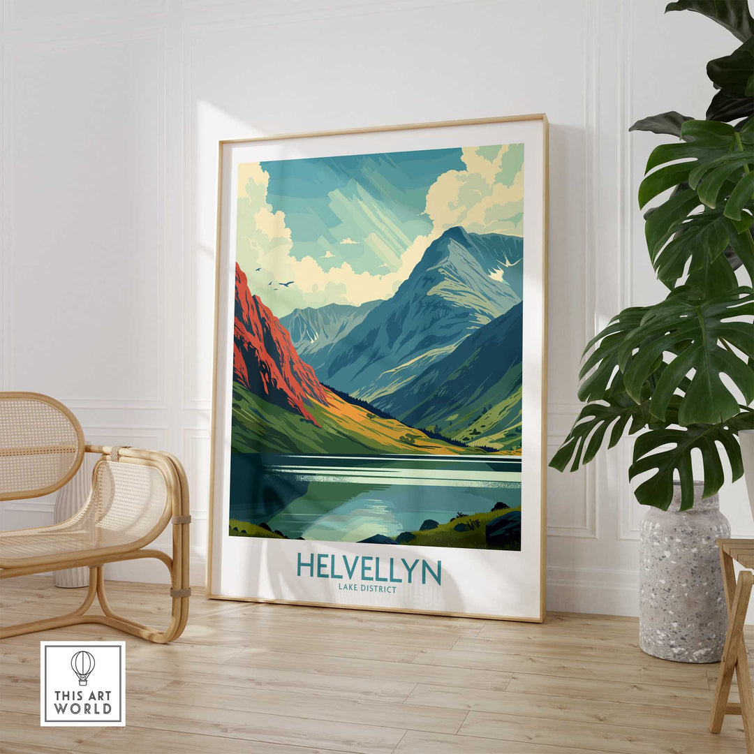 Helvellyn Print - Lake District-This Art World