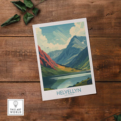 Helvellyn Print - Lake District-This Art World