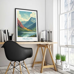 Helvellyn Print - Lake District-This Art World