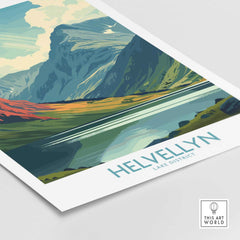 Helvellyn Print - Lake District-This Art World