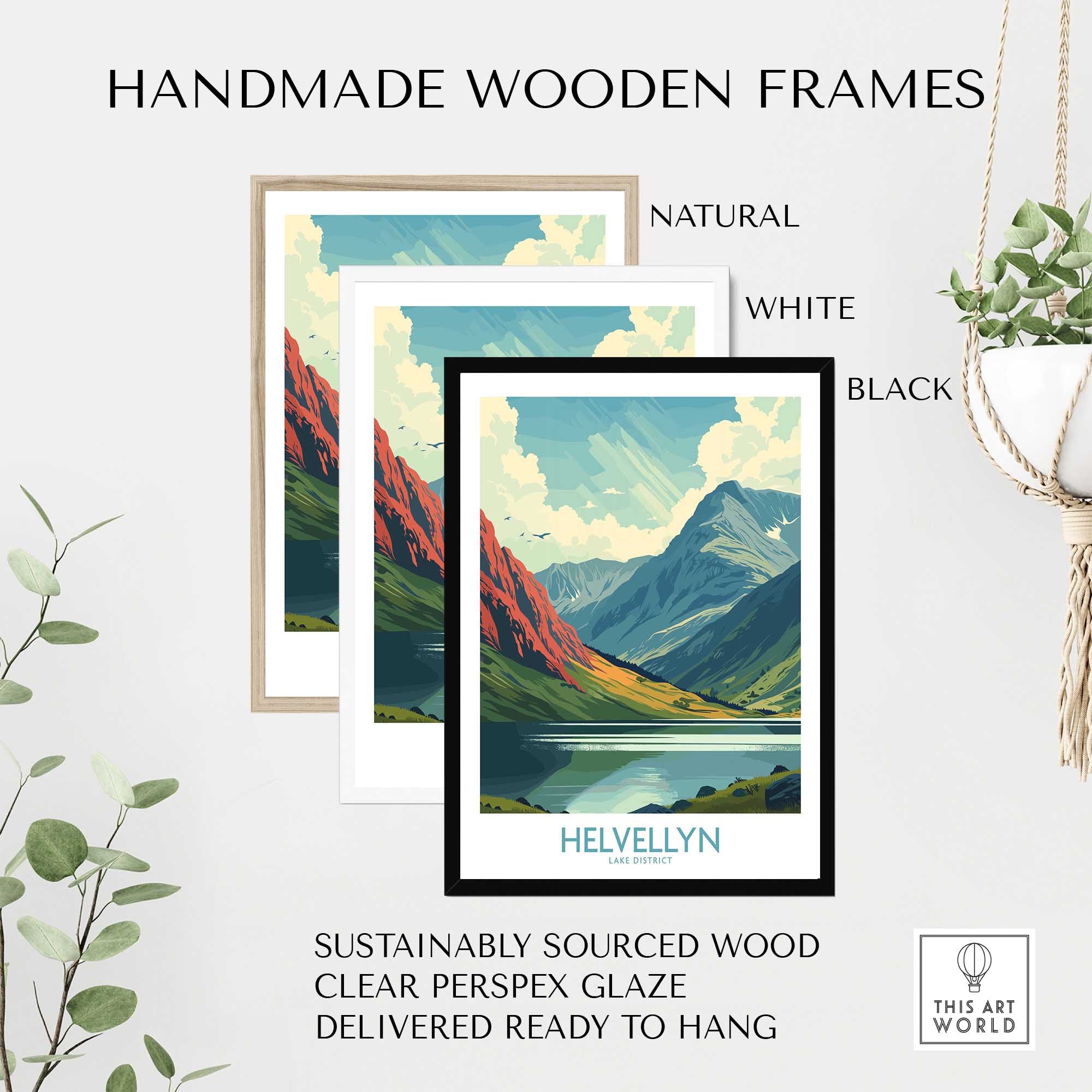 Helvellyn Print - Lake District-This Art World