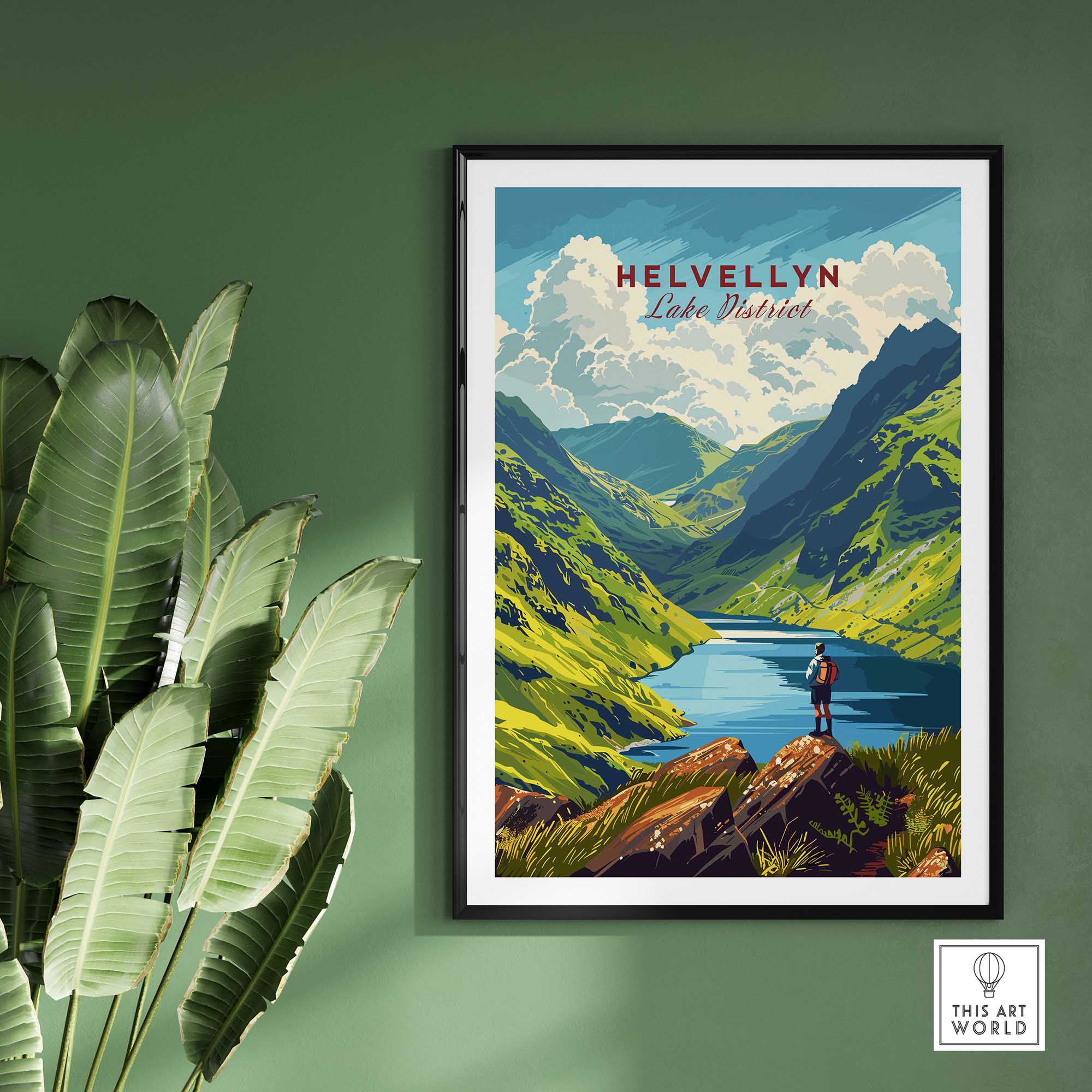 Helvellyn Travel Poster-This Art World