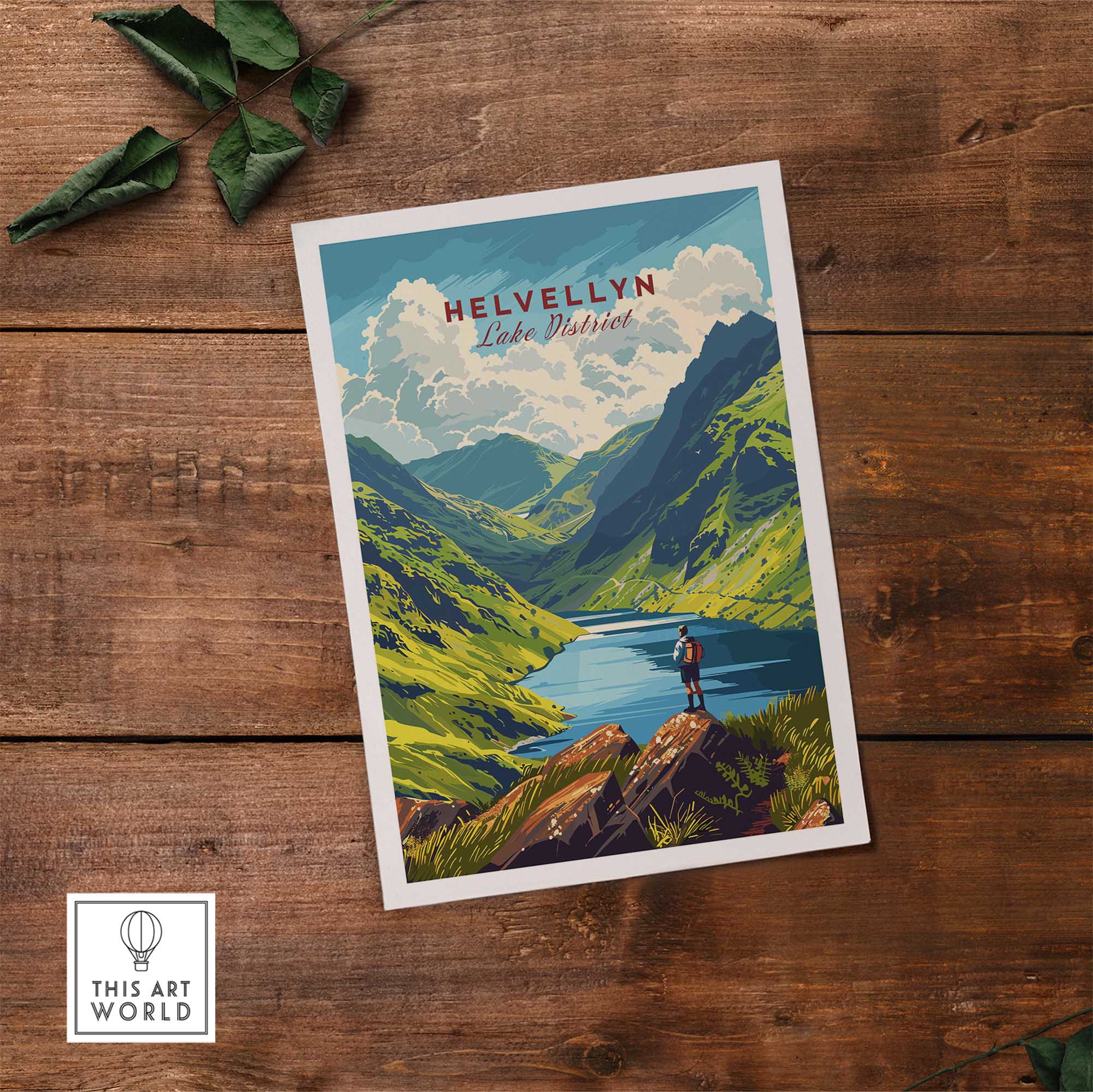 Helvellyn Travel Poster-This Art World