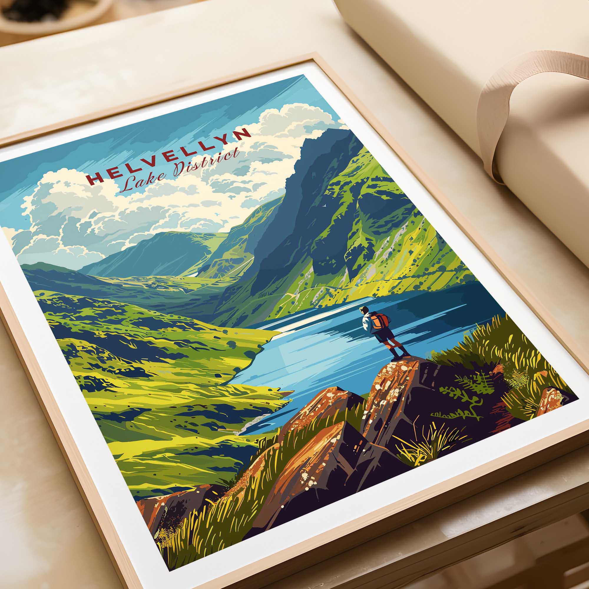 Helvellyn Travel Poster-This Art World