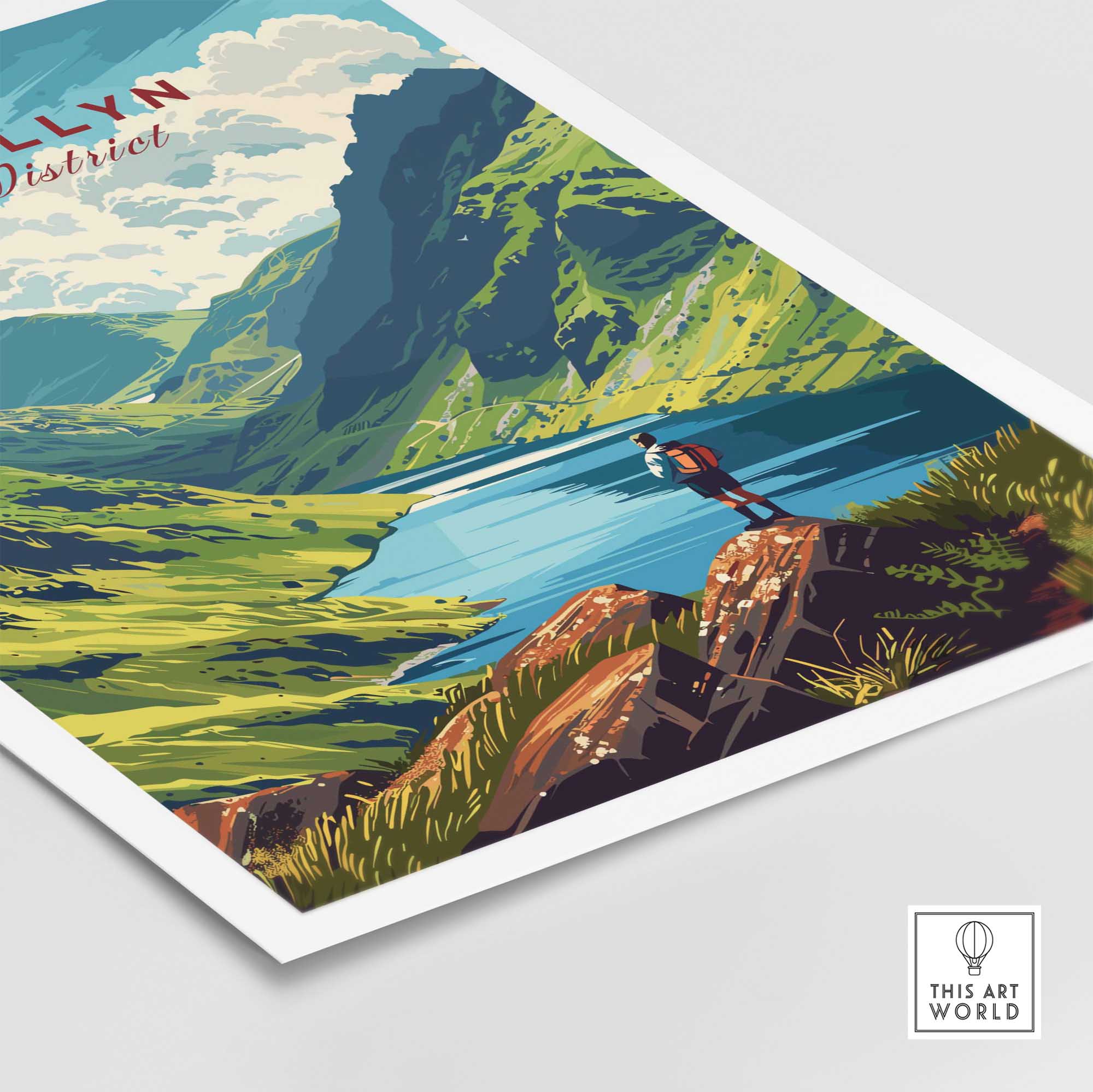 Helvellyn Travel Poster-This Art World