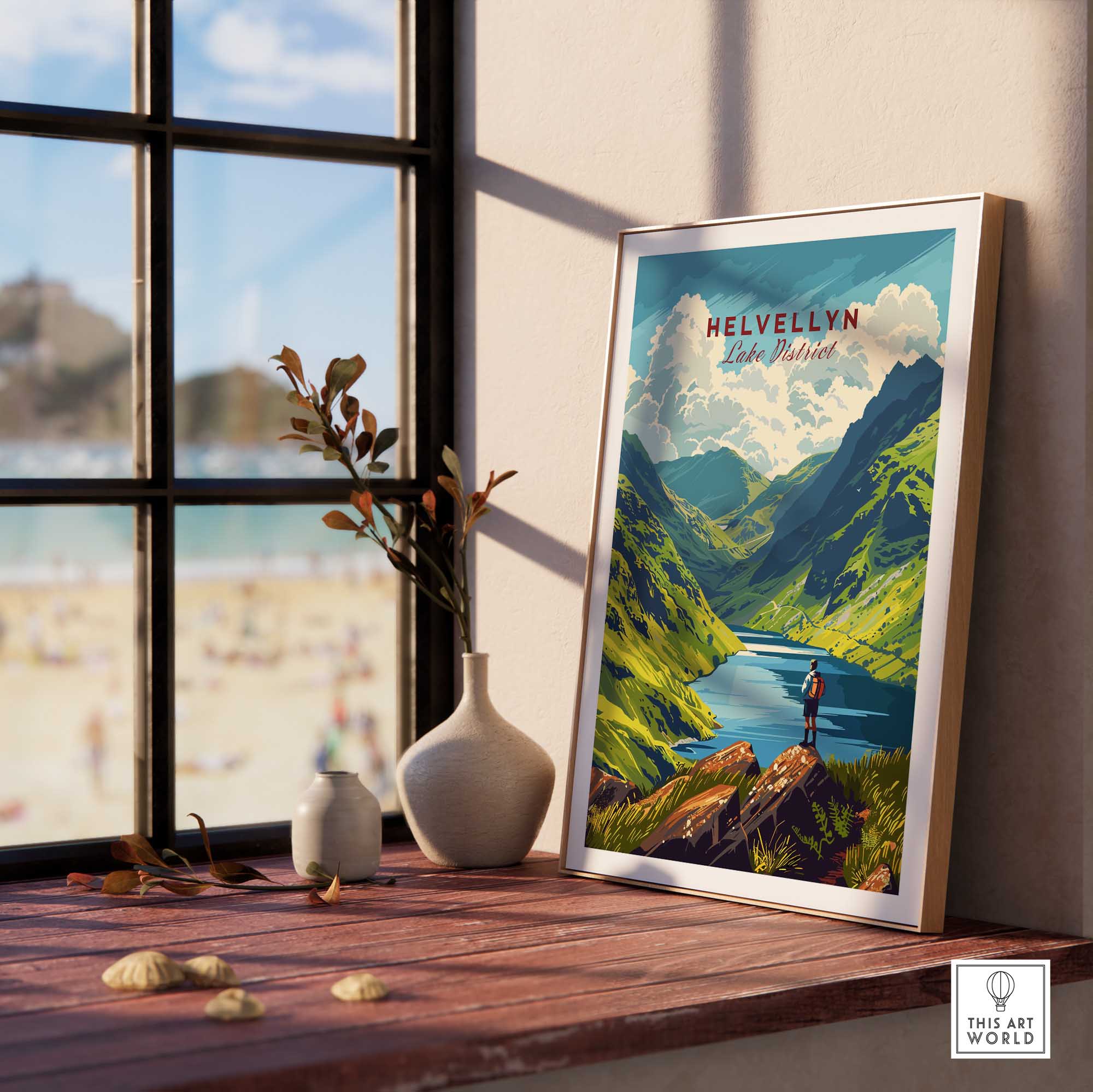 Helvellyn Travel Poster-This Art World