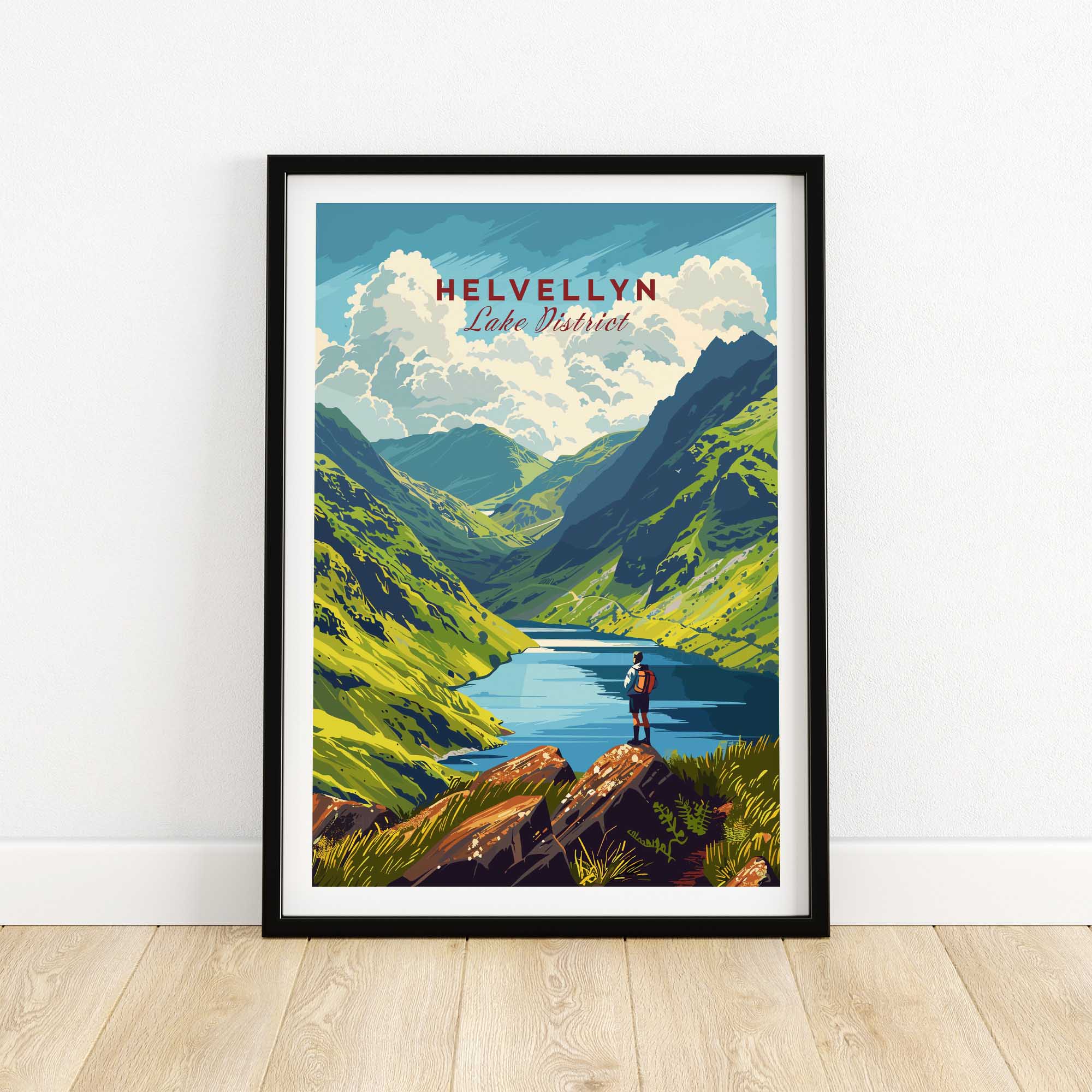Helvellyn Travel Poster-This Art World