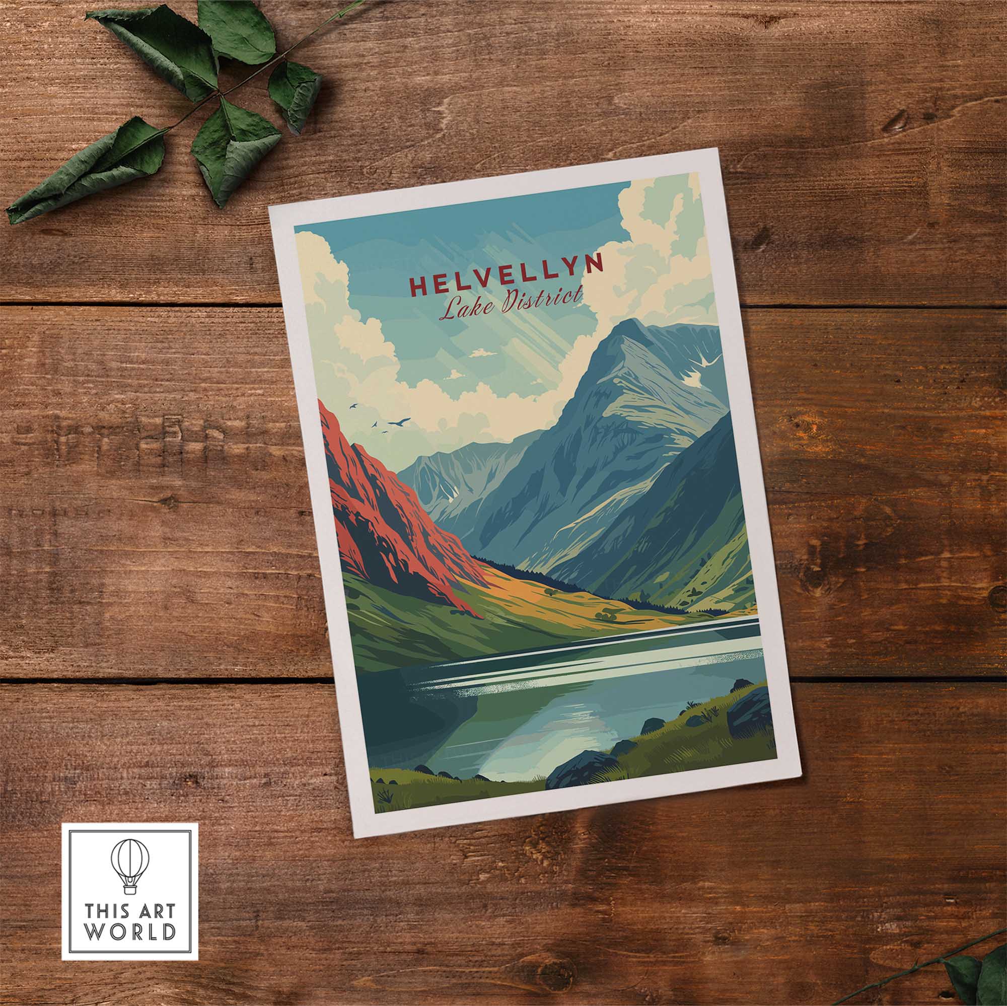 Helvellyn Travel Print-This Art World