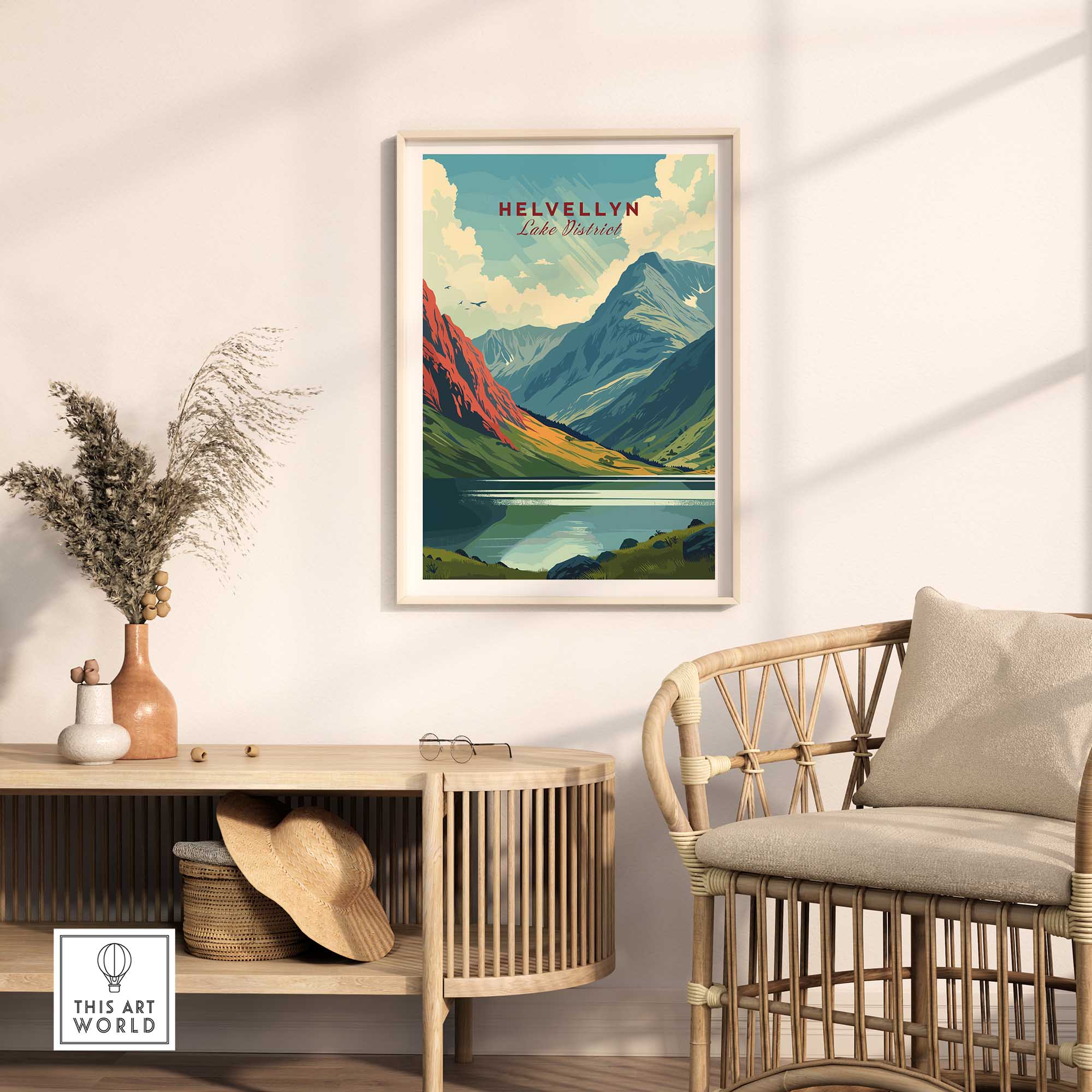 Helvellyn Travel Print-This Art World