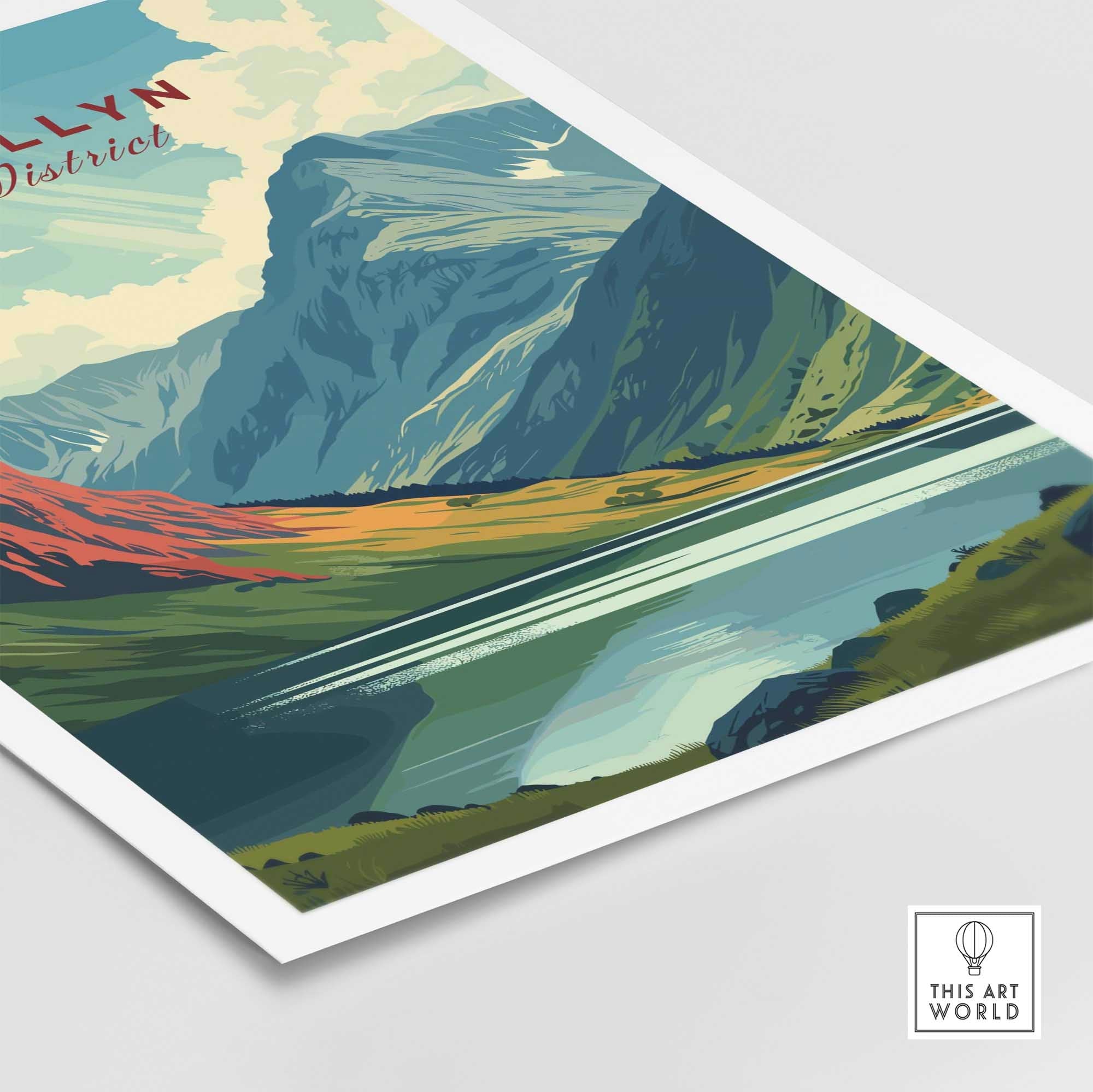 Helvellyn Travel Print-This Art World