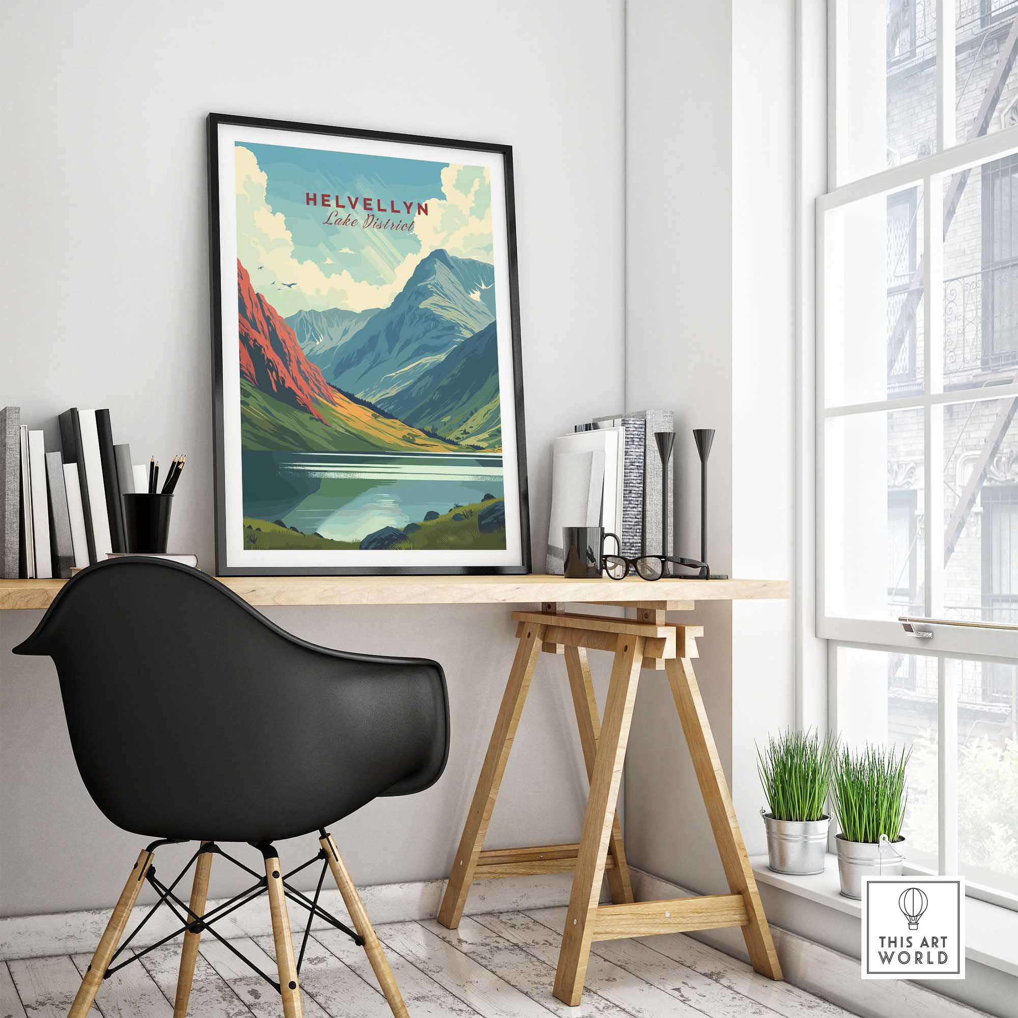 Helvellyn Travel Print-This Art World