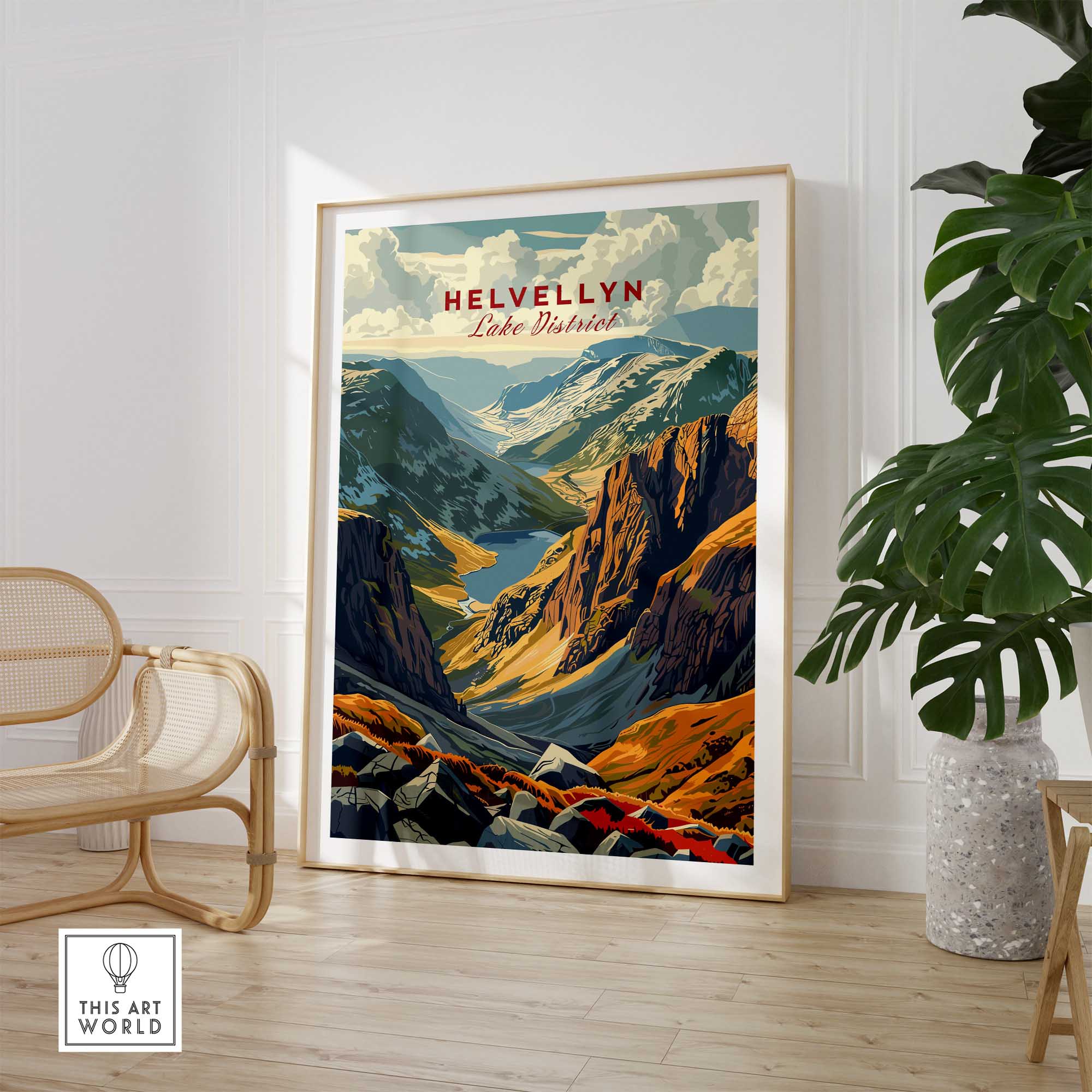 Helvellyn Wall Art Lake District-This Art World