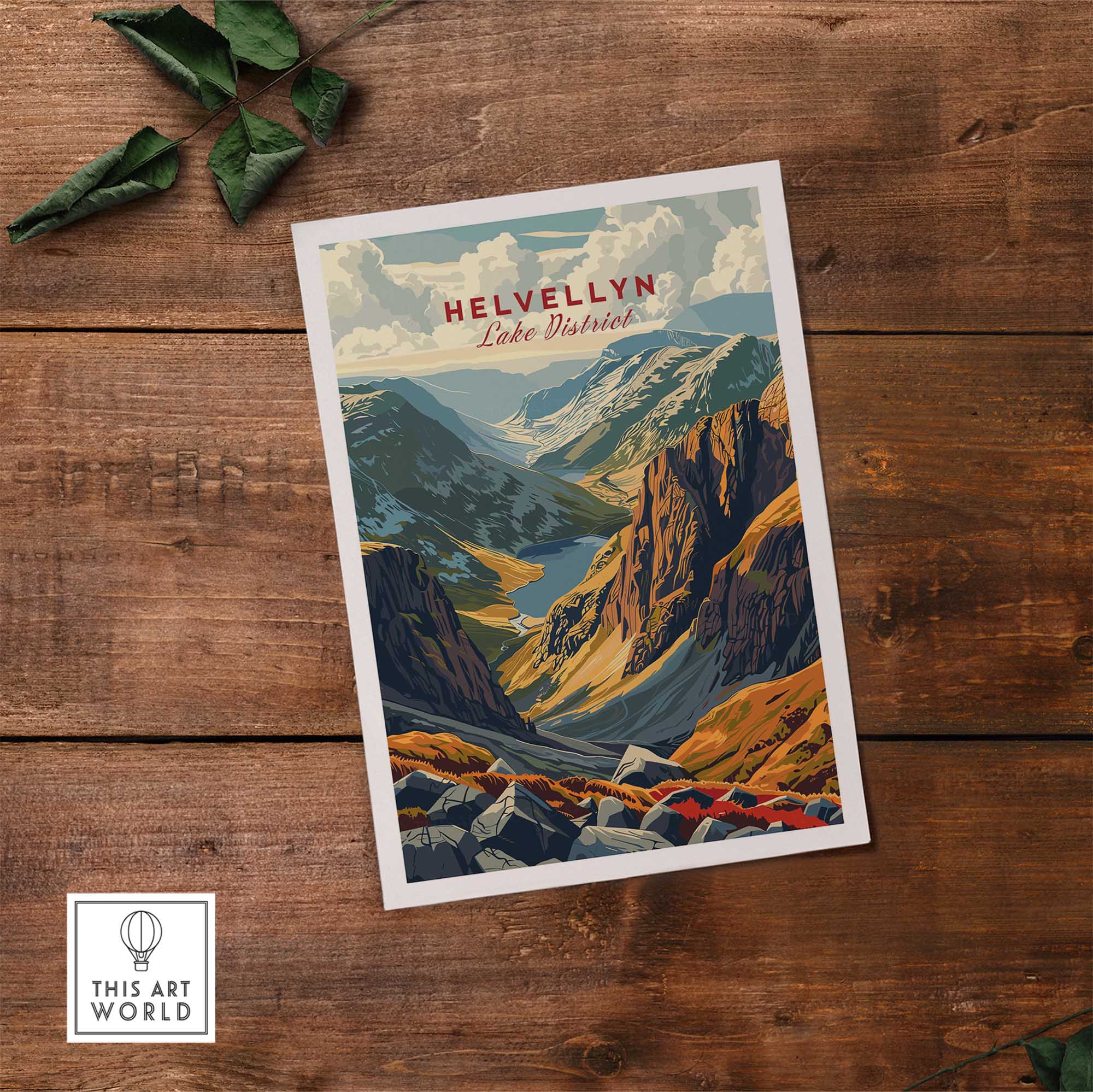 Helvellyn Wall Art Lake District-This Art World