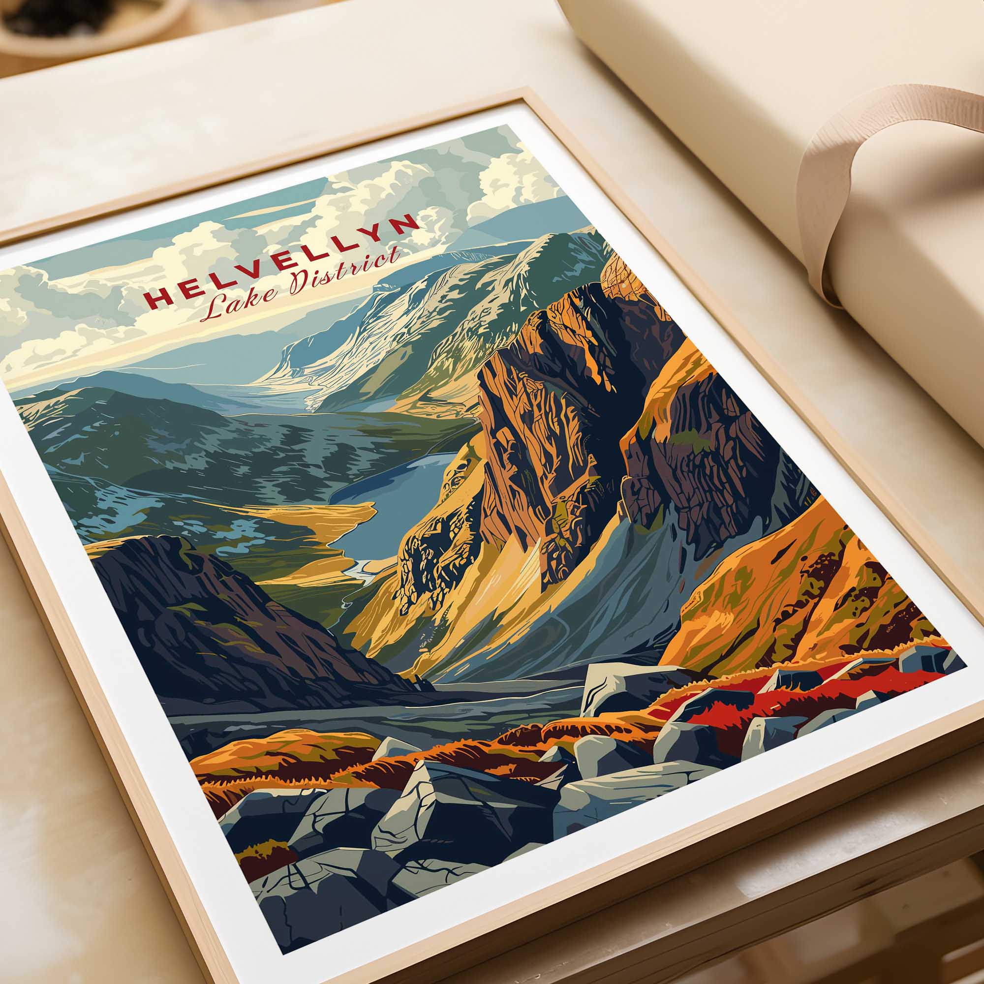 Helvellyn Wall Art Lake District-This Art World