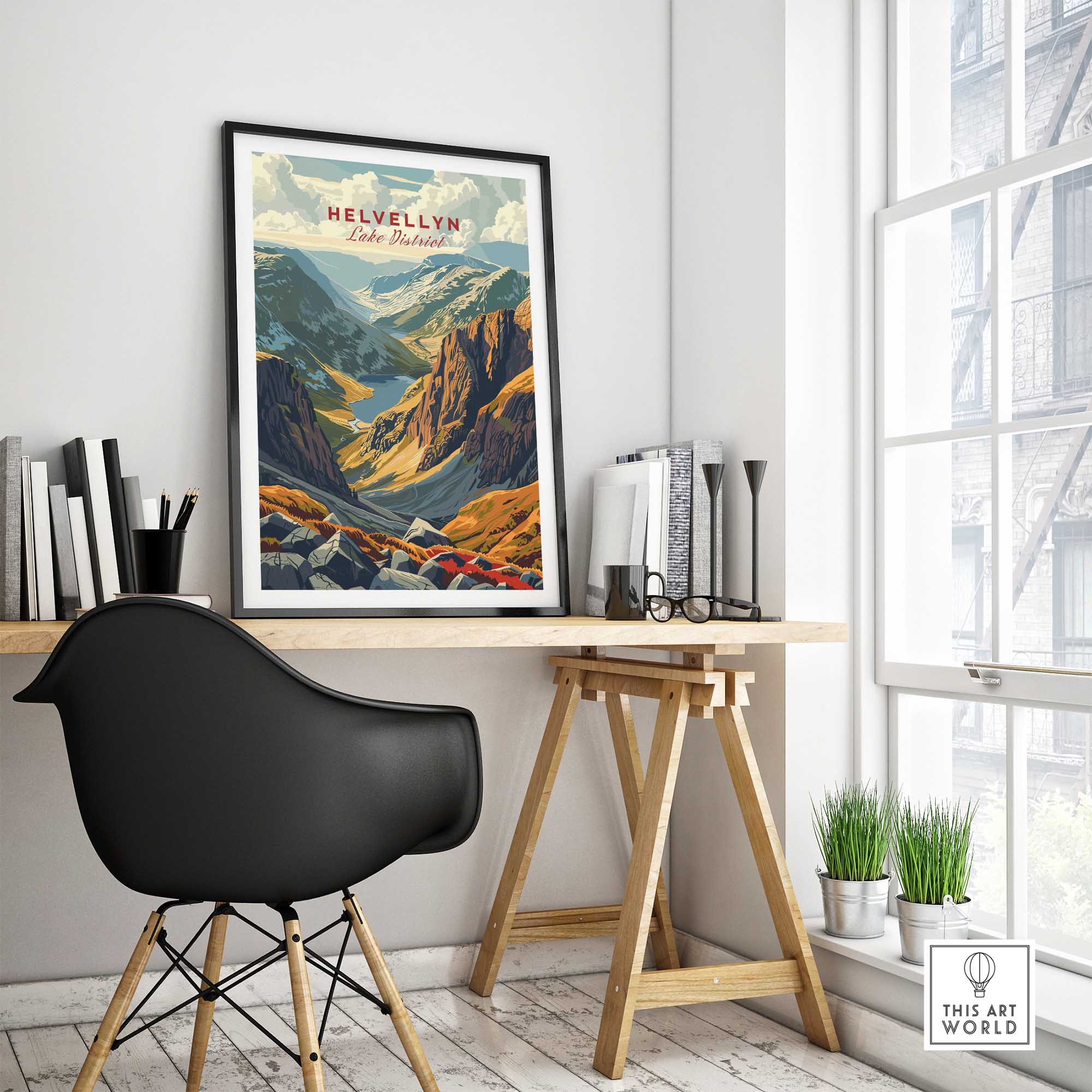 Helvellyn Wall Art Lake District-This Art World