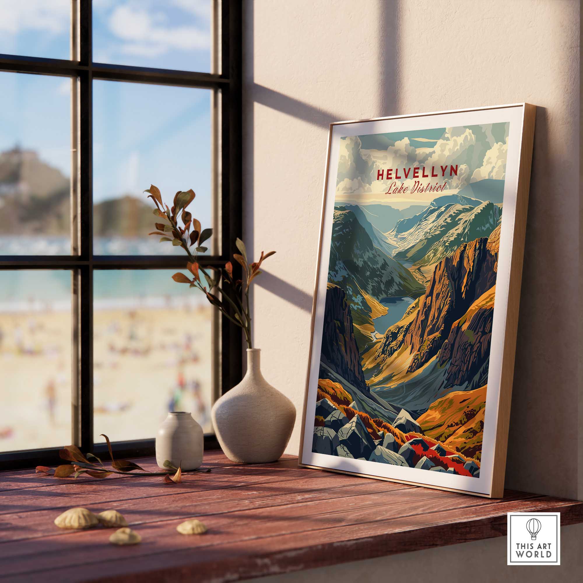 Helvellyn Wall Art Lake District-This Art World