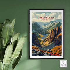 Helvellyn Wall Art Lake District-This Art World
