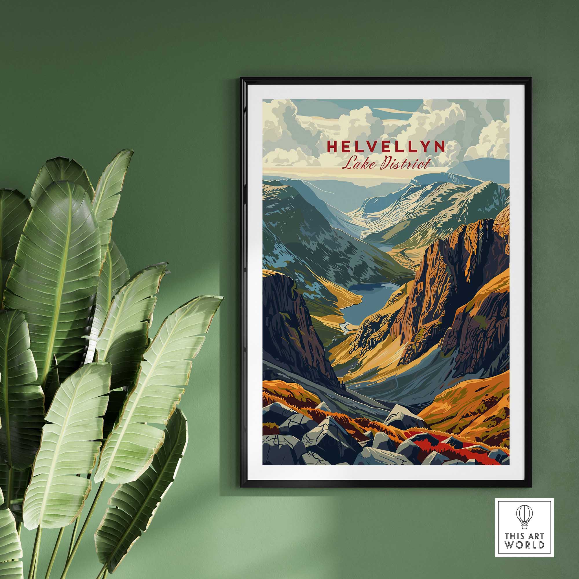 Helvellyn Wall Art Lake District-This Art World