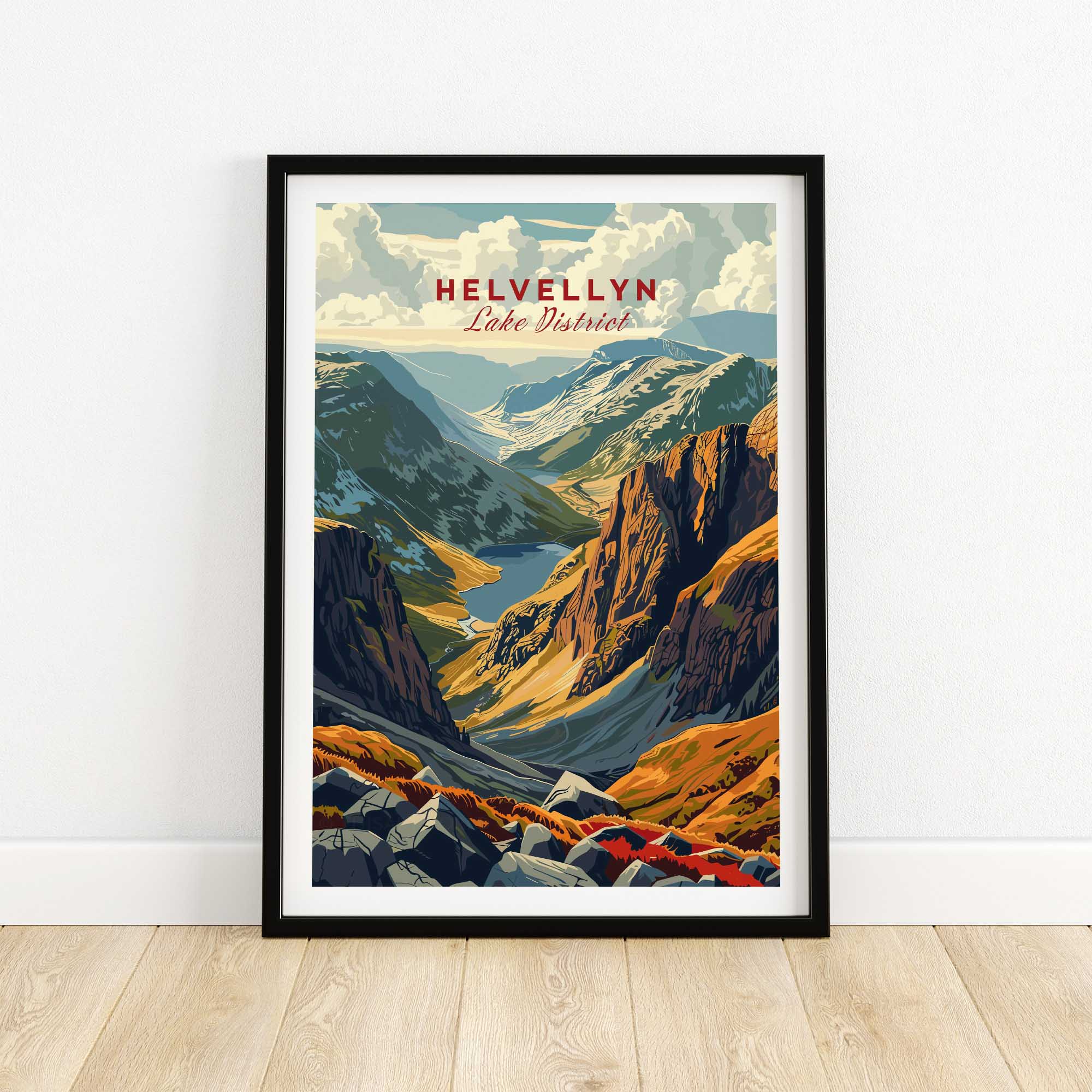 Helvellyn Wall Art Lake District-This Art World