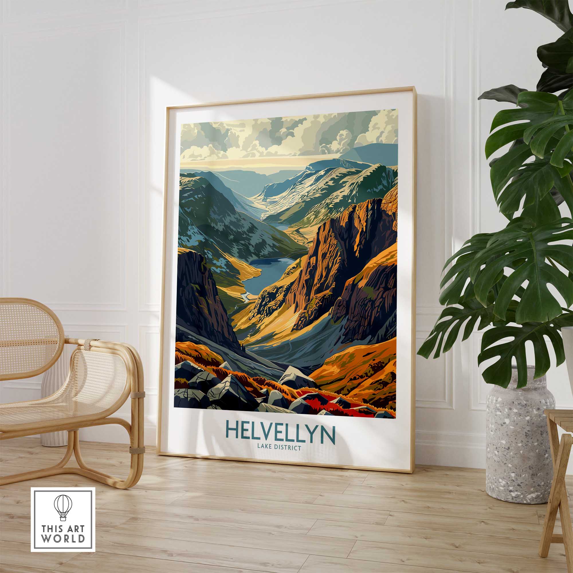 Helvellyn Wall Art Print-This Art World