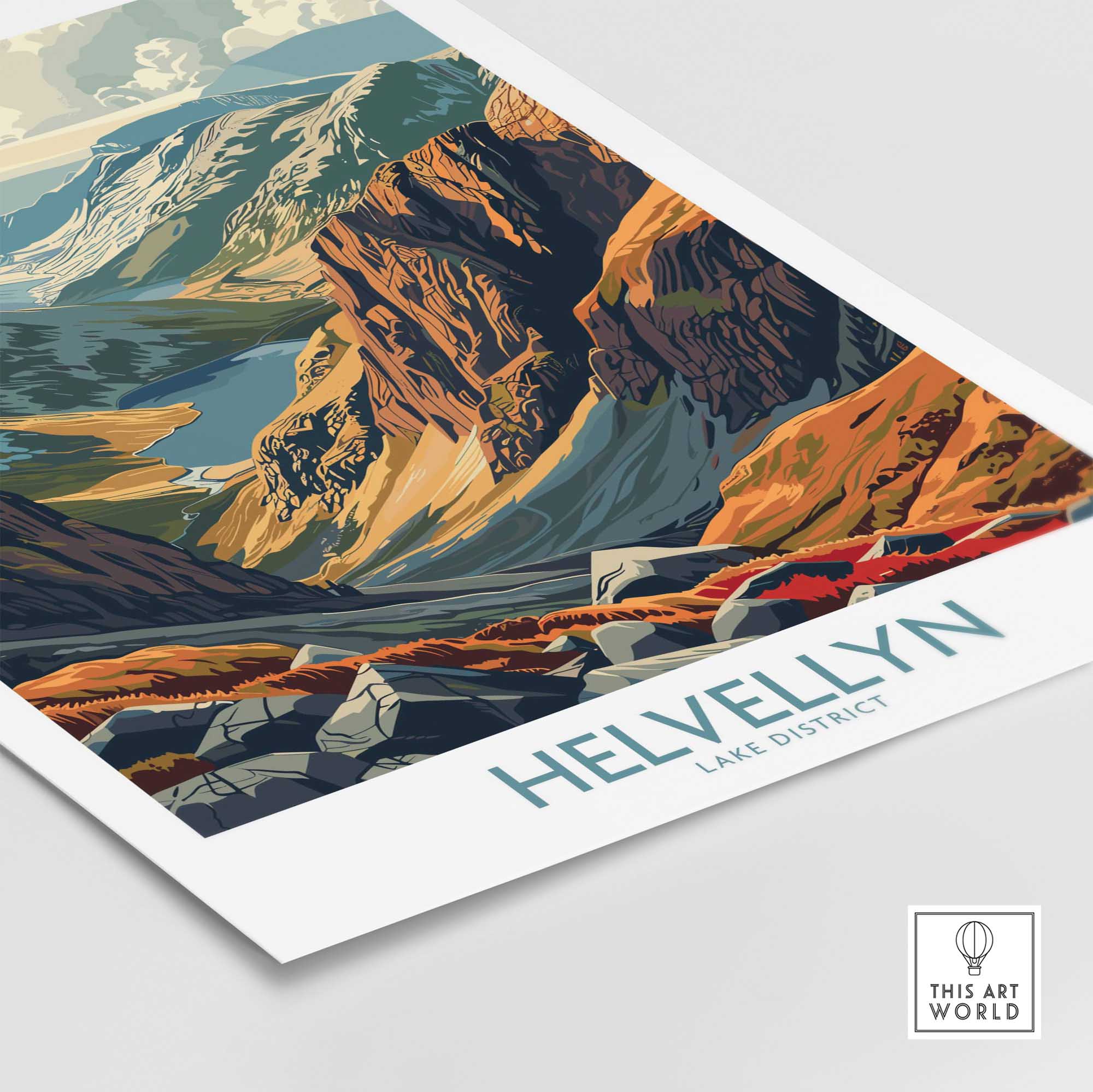 Helvellyn Wall Art Print-This Art World