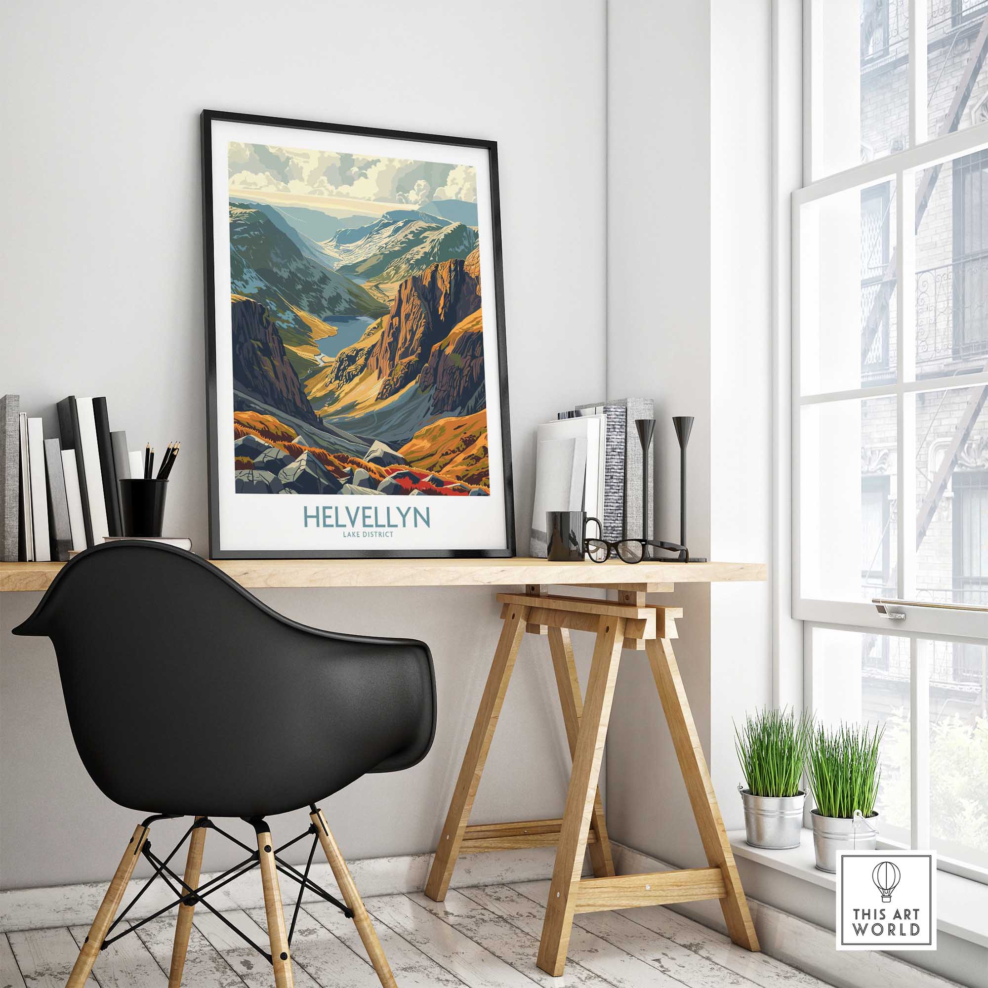 Helvellyn Wall Art Print-This Art World