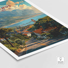 Hermanus Art Print South Africa featuring vibrant landscapes and culture of the seaside town.