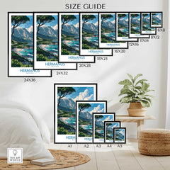 Hermanus South Africa Travel Poster-This Art World