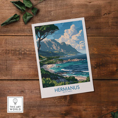 Hermanus South Africa Travel Poster-This Art World