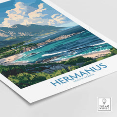 Hermanus South Africa Travel Poster-This Art World