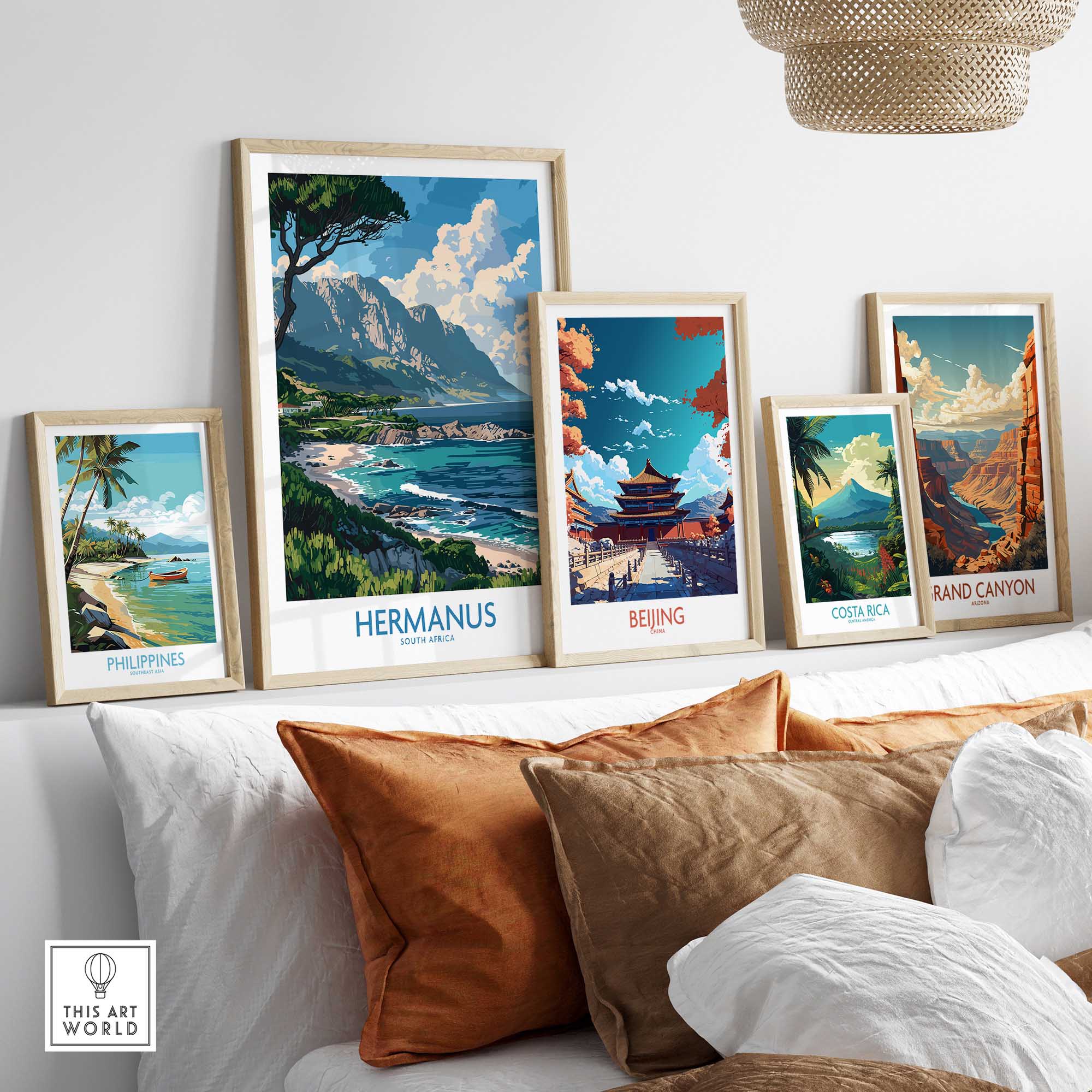 Hermanus South Africa Travel Poster-This Art World