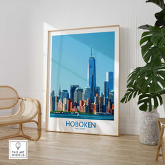 Hoboken New Jersey Poster-This Art World