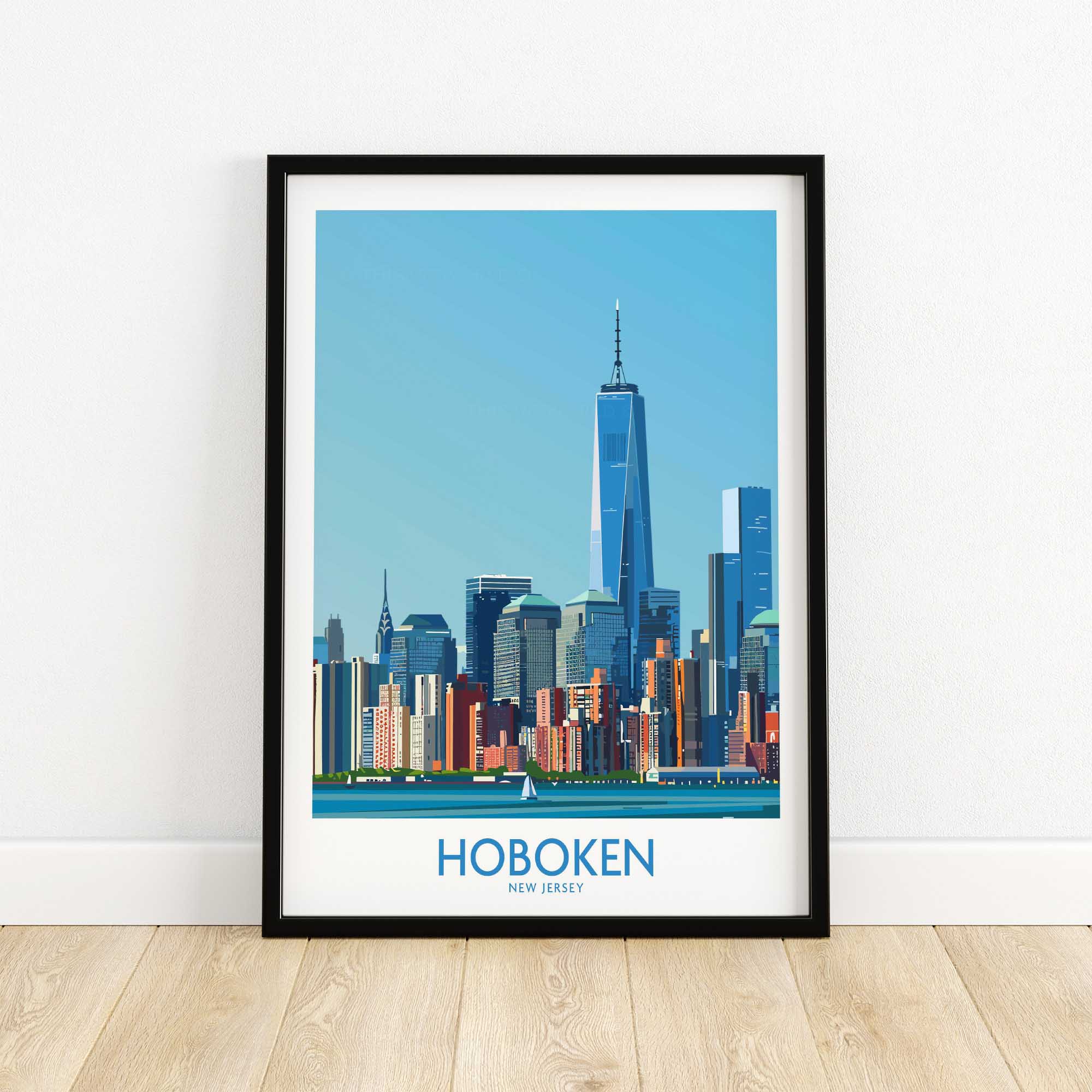 Hoboken New Jersey Poster-This Art World