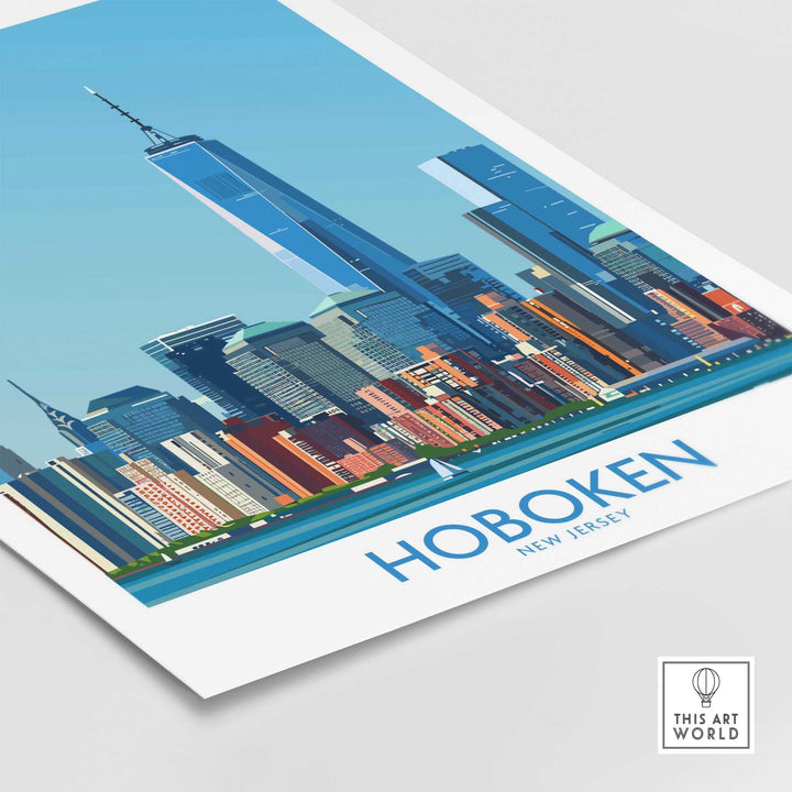 Hoboken New Jersey Poster-This Art World