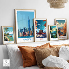 Hoboken New Jersey Poster-This Art World