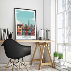Hoboken NJ Poster-This Art World