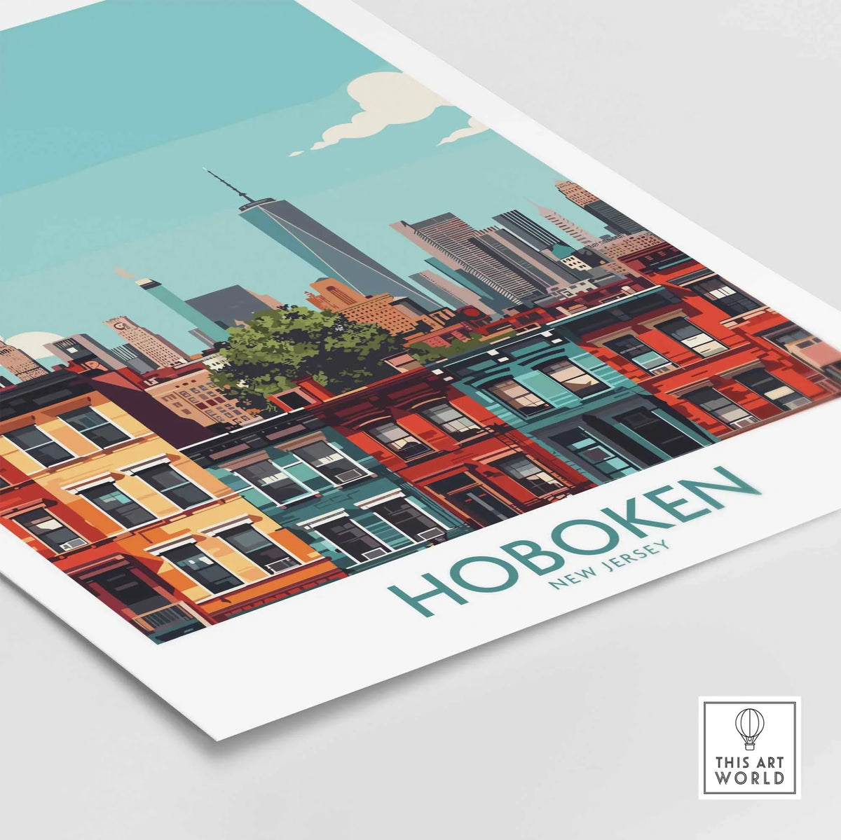 Hoboken NJ Poster-This Art World
