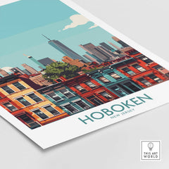 Hoboken NJ Poster-This Art World